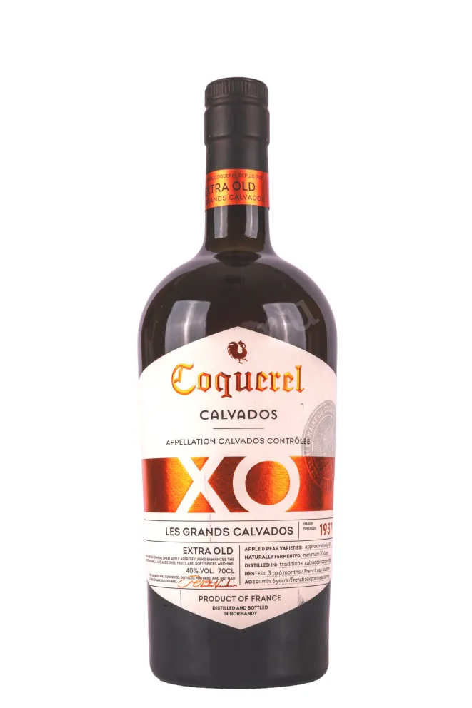 Этикетка Coquerel XO gift box 0.7 л