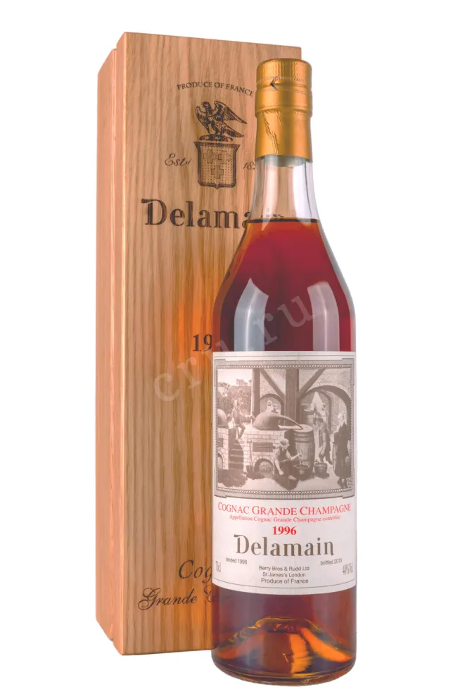 Коньяк Delamain Vintage 1996 in wooden box  0.7 л