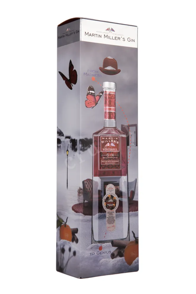 Подарочная упаковка джина Мартин Миллерс Винтерфул п/у 0.7