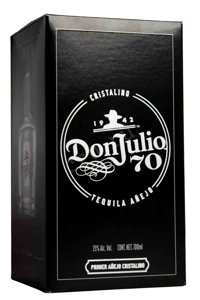 Подарочная коробка Don Julio 70 Cristalino Anejo gift box 0.75 л