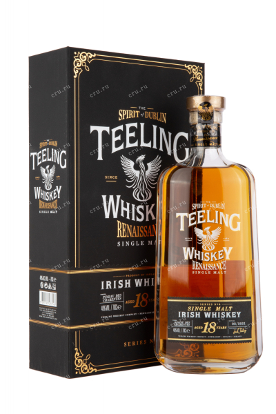 Виски Teeling Single Malt Irish Whiskey 18 years in tube  0.7 л