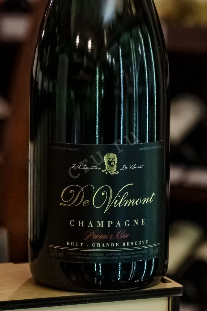 В магазине Крю Профи De Vilmont Brut Grande Reserve Premier Cru gift box 2018 0.75 л