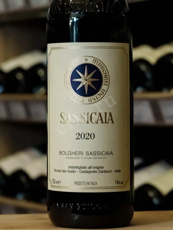 В магазине Крю Профи Sassicaia Bolgheri 2020 0.75 л