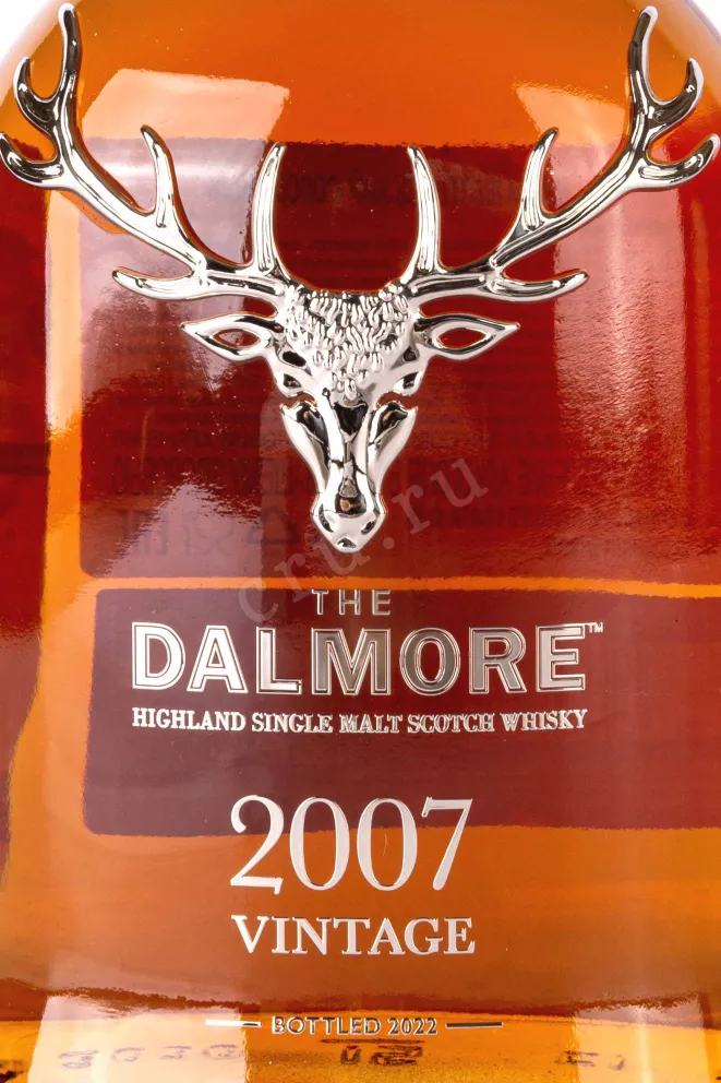 Этикетка Dalmore gift box 2007 0.7 л