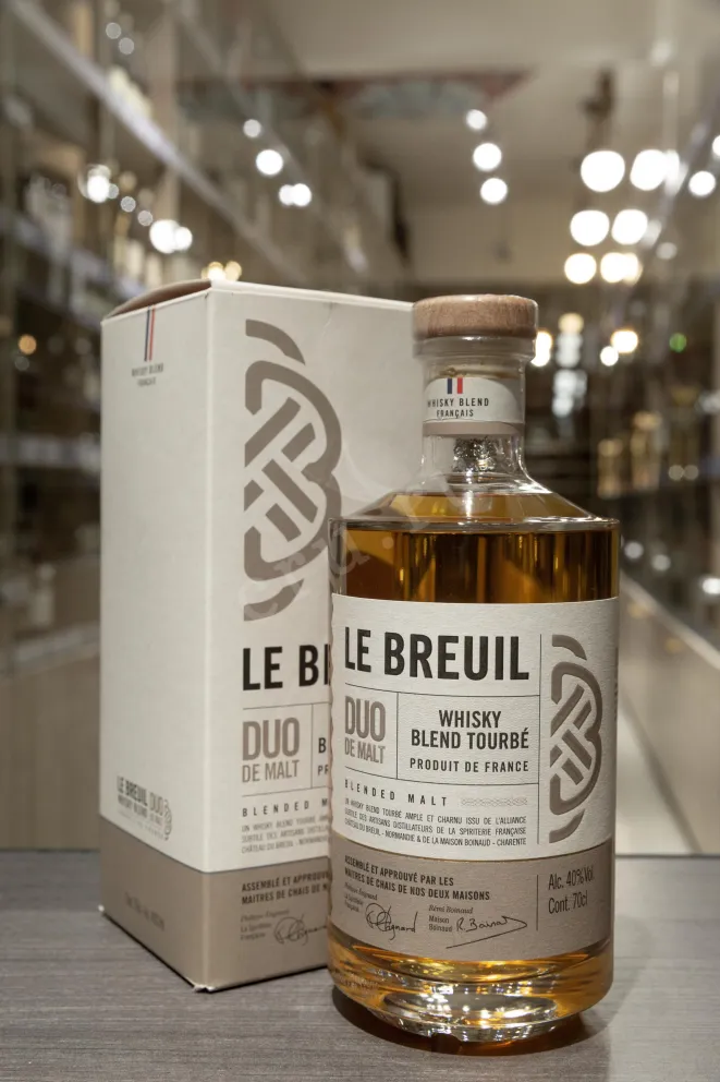 В магазине Крю Профи Le Breuil Duo de Malt Blend Tourbe gift box 0.7 л