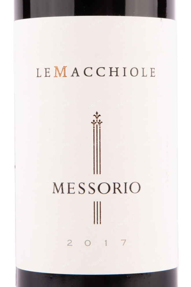 Этикетка вина Le Macchiole Messorio Toscana IGT 0.75 л