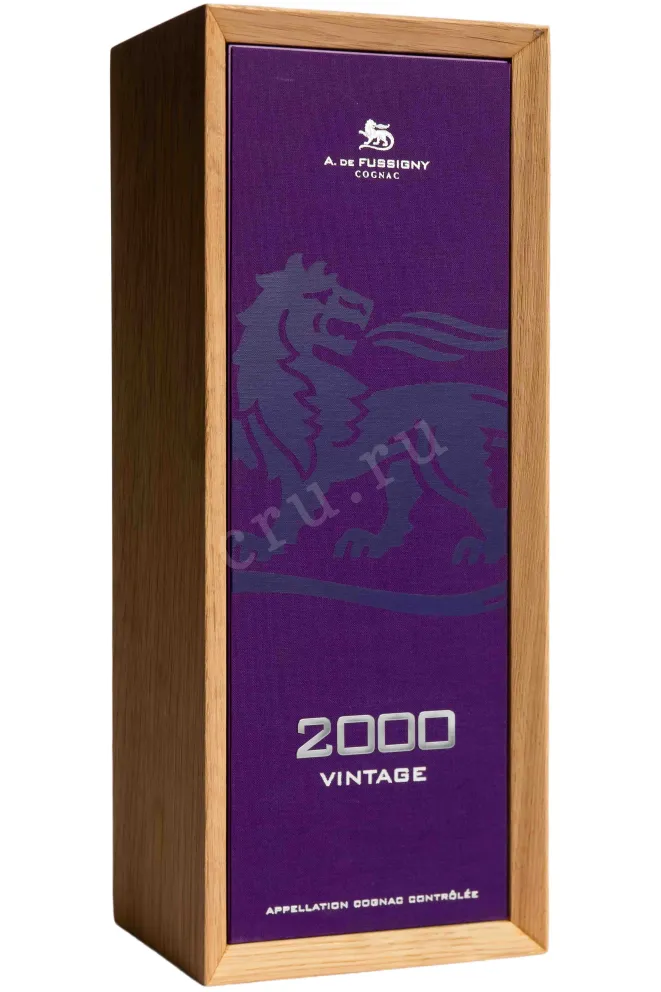 Деревянная коробка A de Fussigny Vintage in wooden box 2000 0.7 л