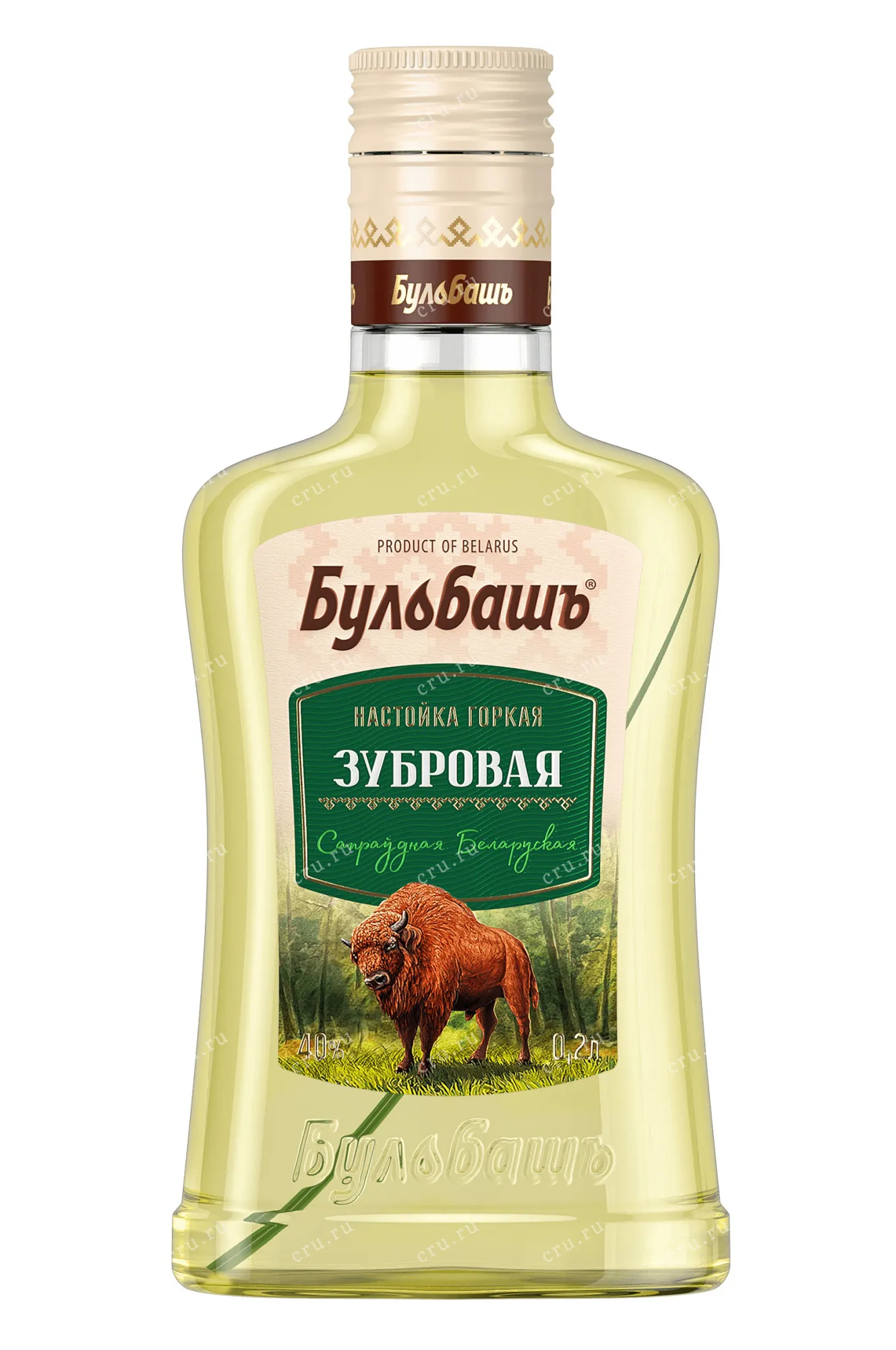 Фото — Настойка Бульбашъ Горькая Зубровая  0.2 л