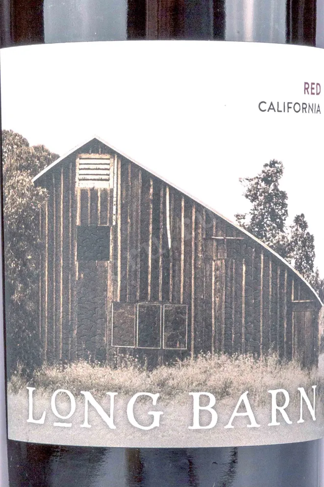 Этикетка Long Barn Red Blend 2020 0.75 л