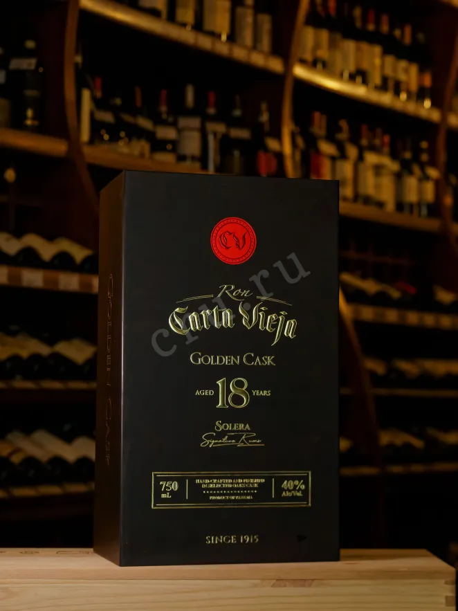 В магазине Крю Профи Carta Vieja Golden Cask Solera 18 years in gift box 0.75 л