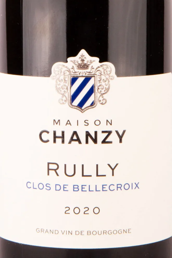 Этикетка Maison Chanzy Rully Clos De Bellecroix 2020 0.75 л