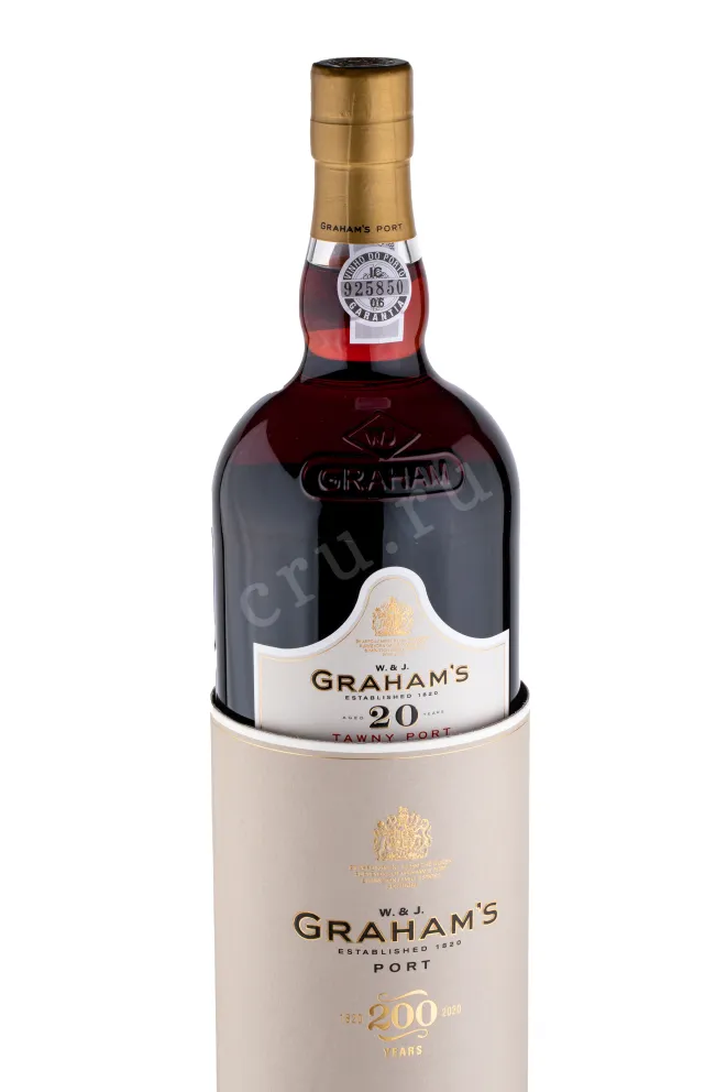 Бутылка в коробке портвейна Грэмс 20 лет Тони 0.75 л