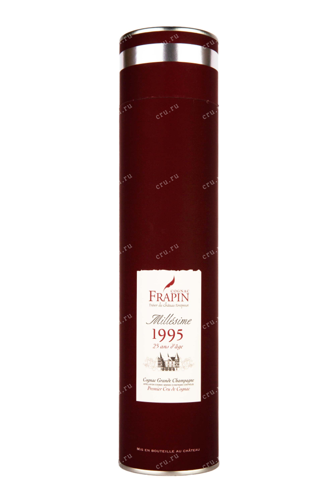 Туба Frapin Millesime Cognac 25 ans age Grand Champagne in tube 1995 0.7 л