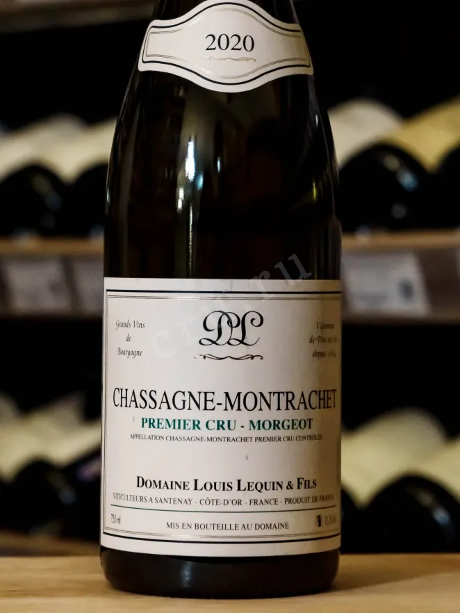 В магазине Крю Профи Louis Lequin Chassagne-Montrachet 1er Cru Morgeot 2020 0.75 л