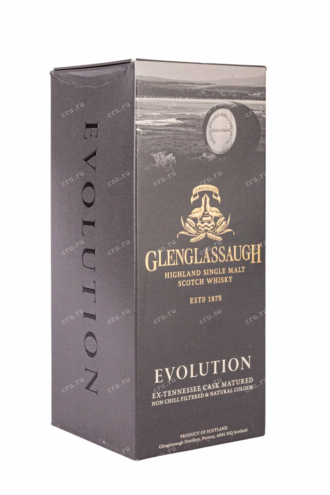 Подарочная коробка Glenglassaugh Evolution gift box 0.7 л