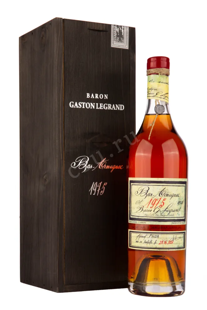 Арманьяк Baron G. Legrand in wooden box 1975 0.7 л