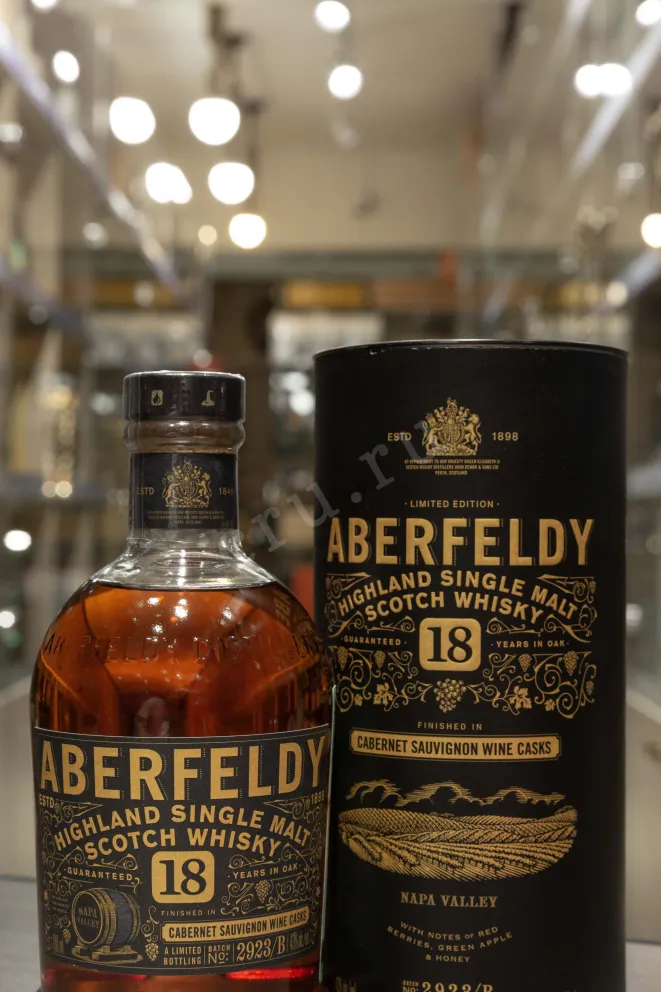 В магазине Крю Профи Aberfeldy 18 Years Old Cabernet Sauvignon Wine Cask Finished in tube 0.7 л