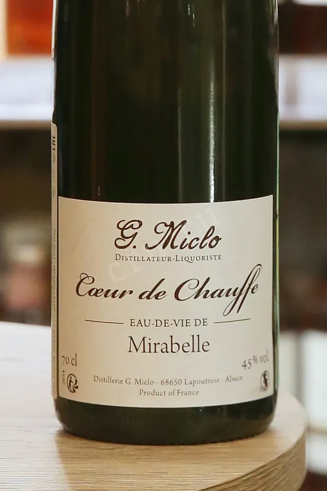 В магазине Крю Профи G.Miclo Coeur de Chauffe Mirabelle 0.7 л