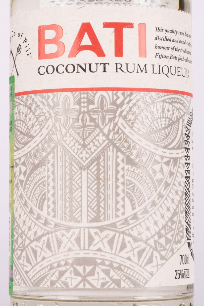 Этикетка BATI Coconut Rum 0.7 л