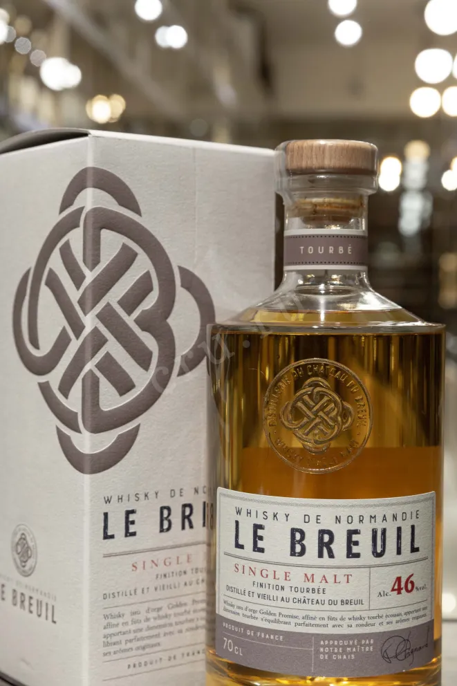 В магазине Крю Профи Le Breuil Single Malt Finiton Tourbee gift box 0.7 л