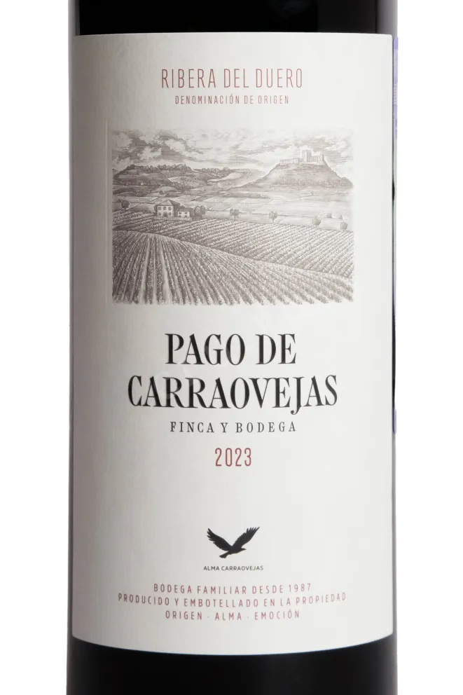 Этикетка Pago De Carraovejas Ribera del Duero 2023 0.75 л