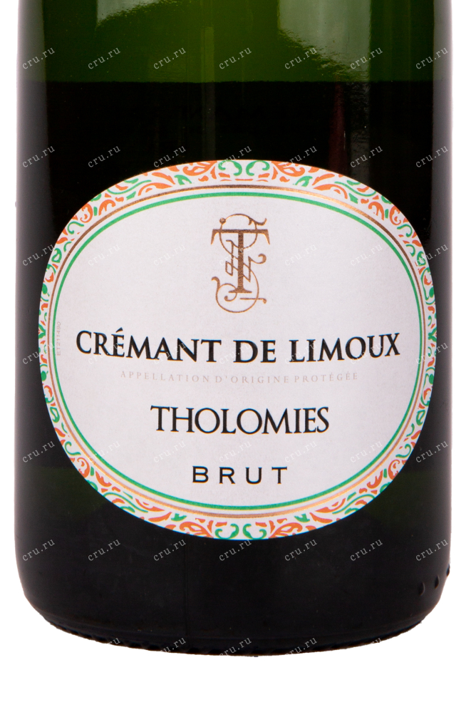 Этикетка игристого вина Tholomies Brut Cremant de Limoux 0.75 л