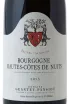 Этикетка Domaine Geantet-Pansiot Bourgogne Hautes-Cotes De Nuits AOC  2023 0.75 л