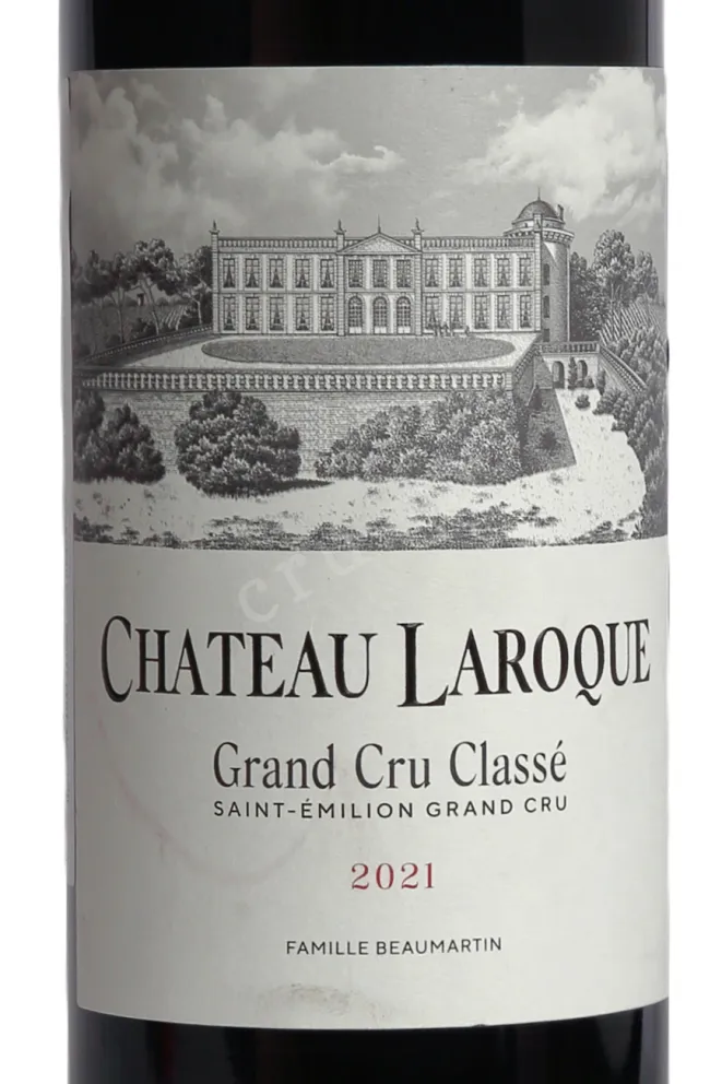 Этикетка Cheateau Laroque Grand Cru Classe Saint-Emilion Grand Cru 2021 0.75 л
