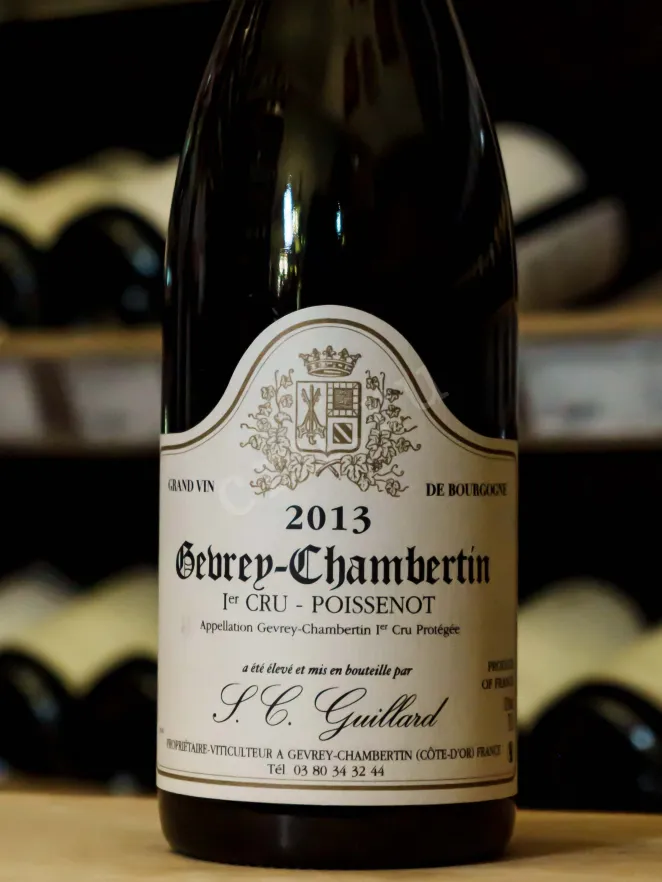 В магазине Крю Профи Guillard Gevrey-Chambertin 1er Cru Poissenot 2013 0.75 л