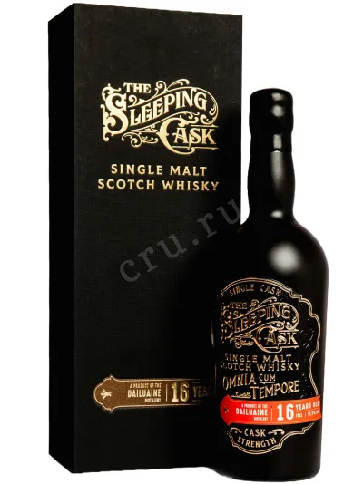 Виски The Sleeping Cask Omnia Cum Tempore 16 Years Old in goft box  0.7 л