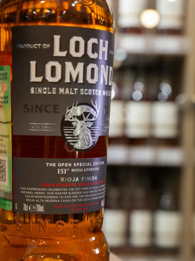 В магазине Крю Профи Loch Lomond 151th The Open Special Edition Royal Liverpool Rioja Finish in gift box + 2 glasses 0.7 л