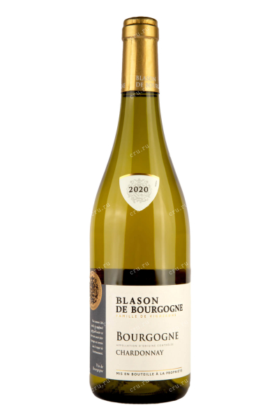 Вино Blason de Bourgogne Chardonnay 2020 0.75 л