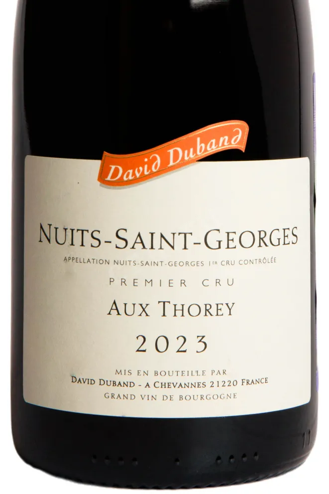 Этикетка David Duband Nuits-Saint-Georges Aux Thorey 2023 0.75 л