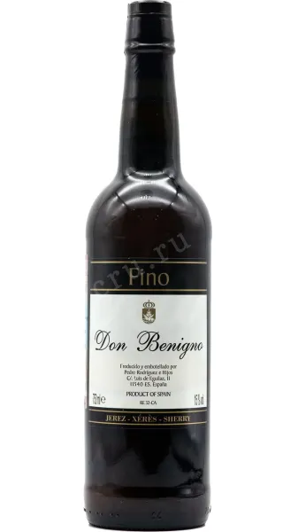 Херес Don Benigno Fino  0.75 л