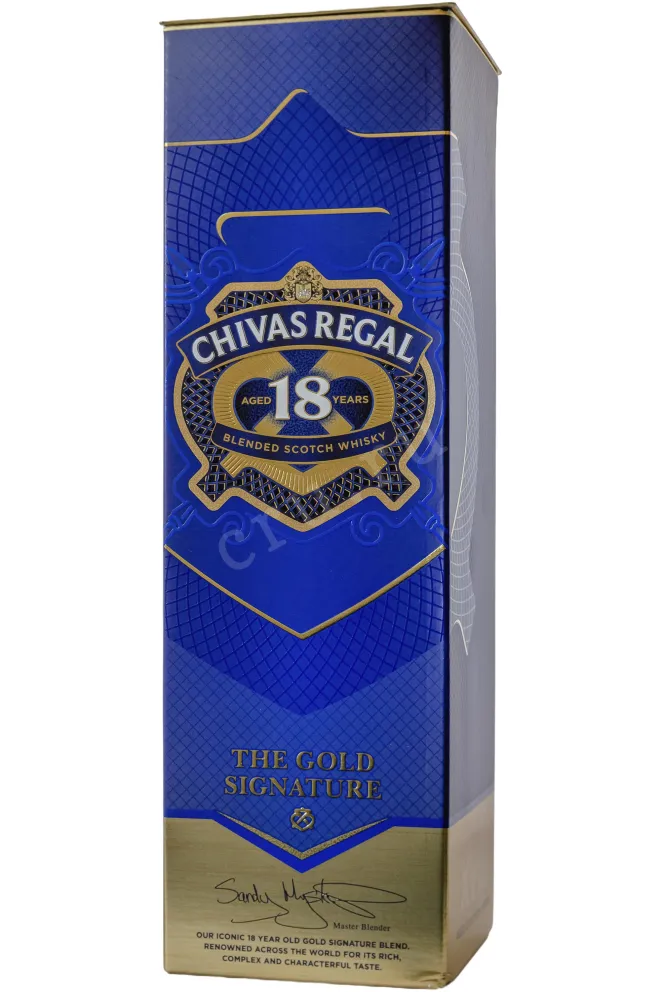 Подарочная коробка Chivas Regal 18 years old in with gift box 0.75 л