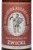 Этикетка Schlossbrauerei Stein Naturtrubes Bio Zwickl 0.5 л