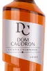 Этикетка Dom Caudron Ratafia Champenois Ambre 2020 0.7 л