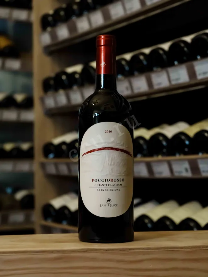 В магазине Крю Профи Poggio Rosso Chianti Classico Gran Selezione 2016 0.75 л