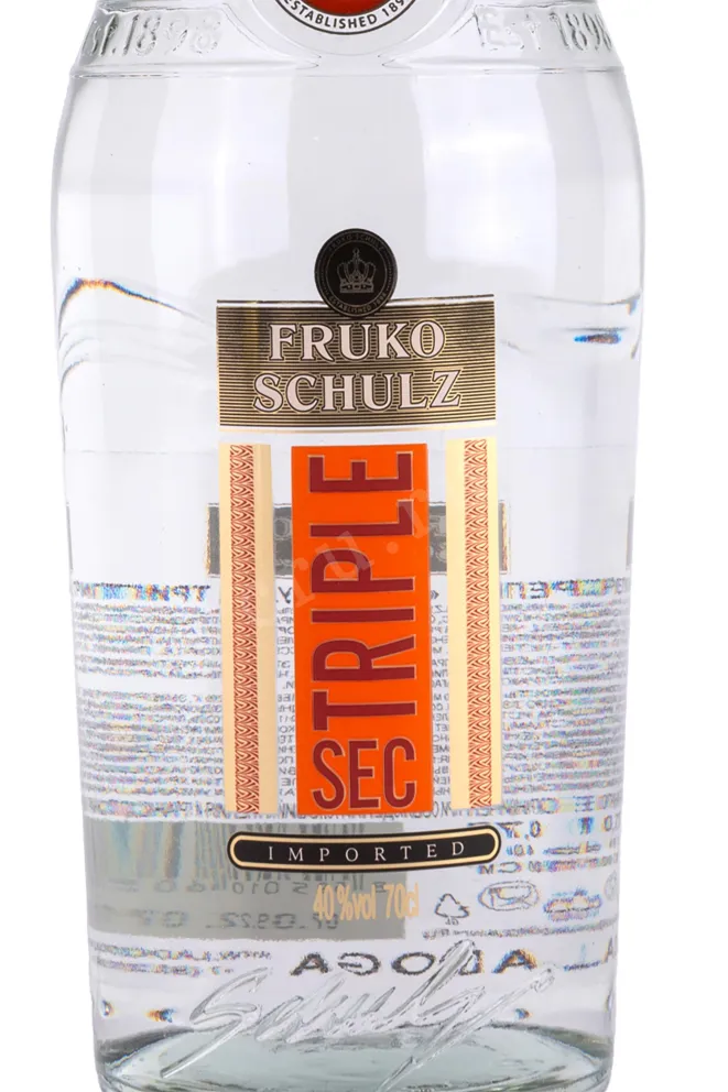 Этикетка Fruko Schulz Triple Sec 0.7 л
