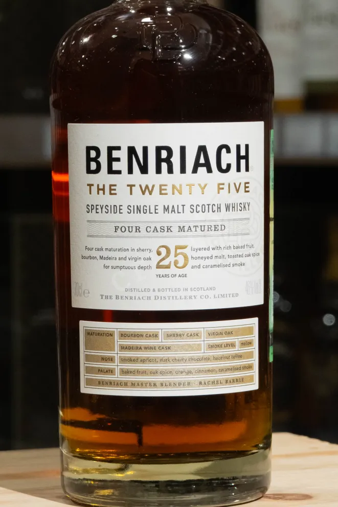 В магазине Крю Профи Benriach 25 years 0.7 л