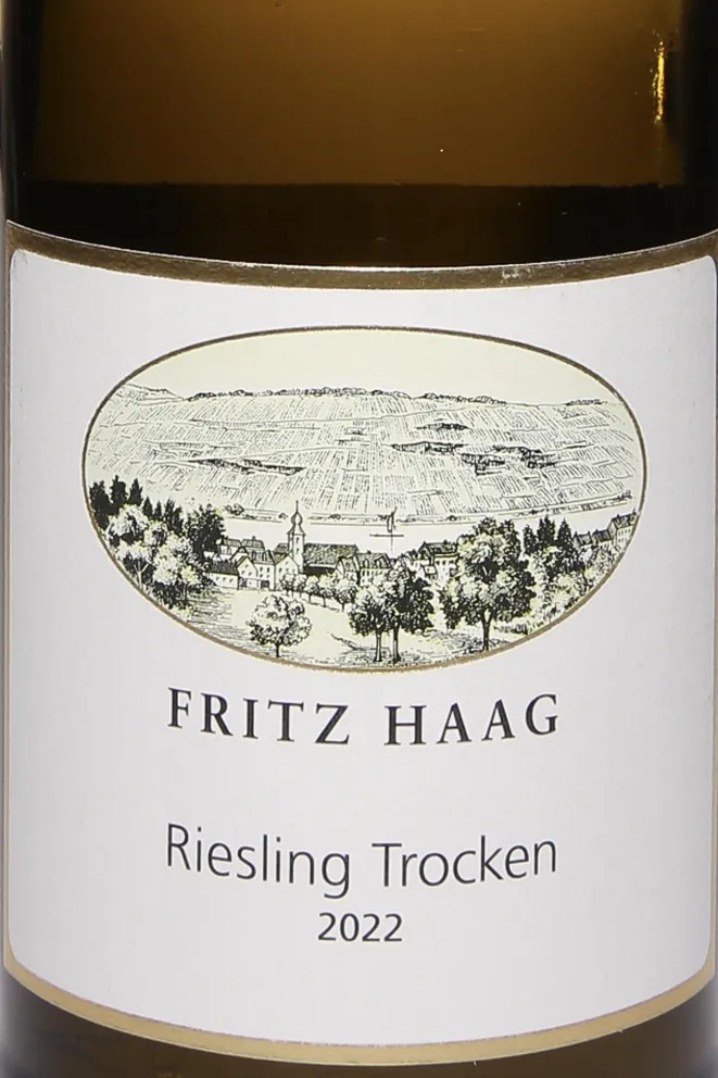 Этикетка Fritz Haag Riesling Trocken 2022 0.75 л