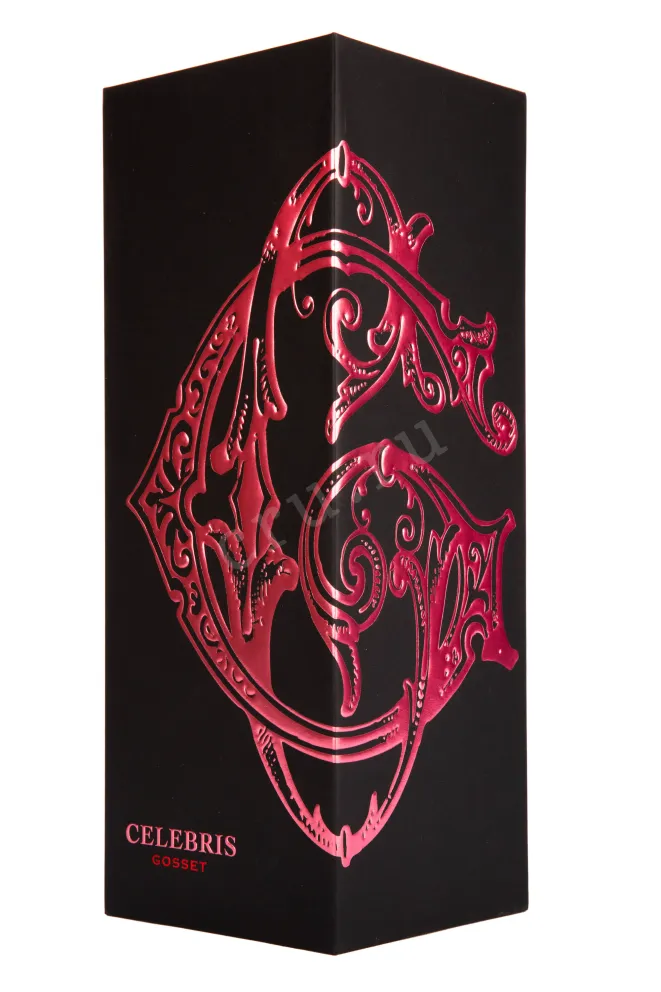 Подарочная коробка игристого вина Gosset Brut Celebris Rose Extra Brut 0.75 л