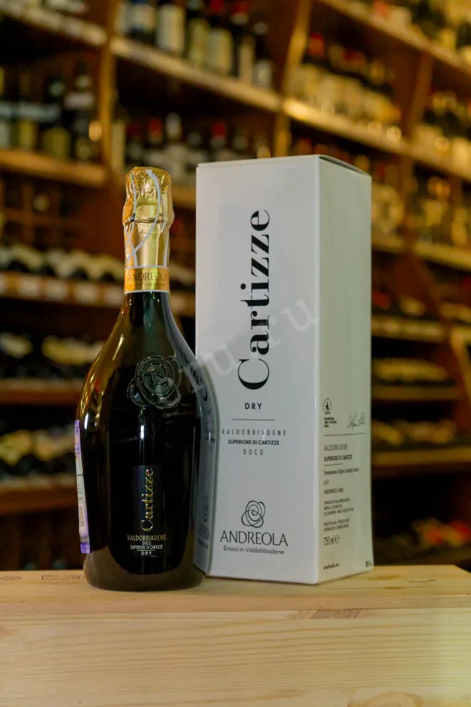 В магазине Крю Профи Andreola Prosecco Cartizze Valdobbiadene Superiore di Cartizze DOCG gift box 2023 0.75 л