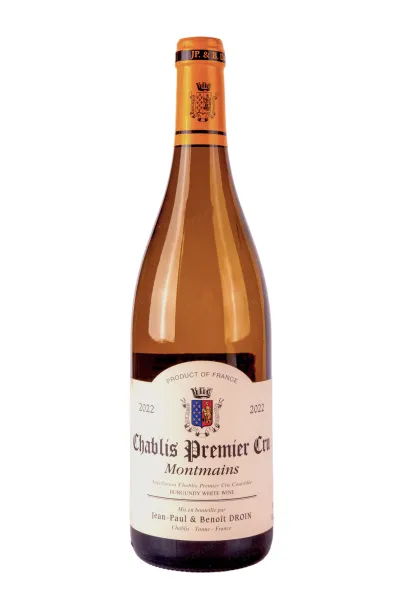 Вино Jean-Paul & Benoit Droin Chablis Premier Cru Montmains 2022 0.75 л