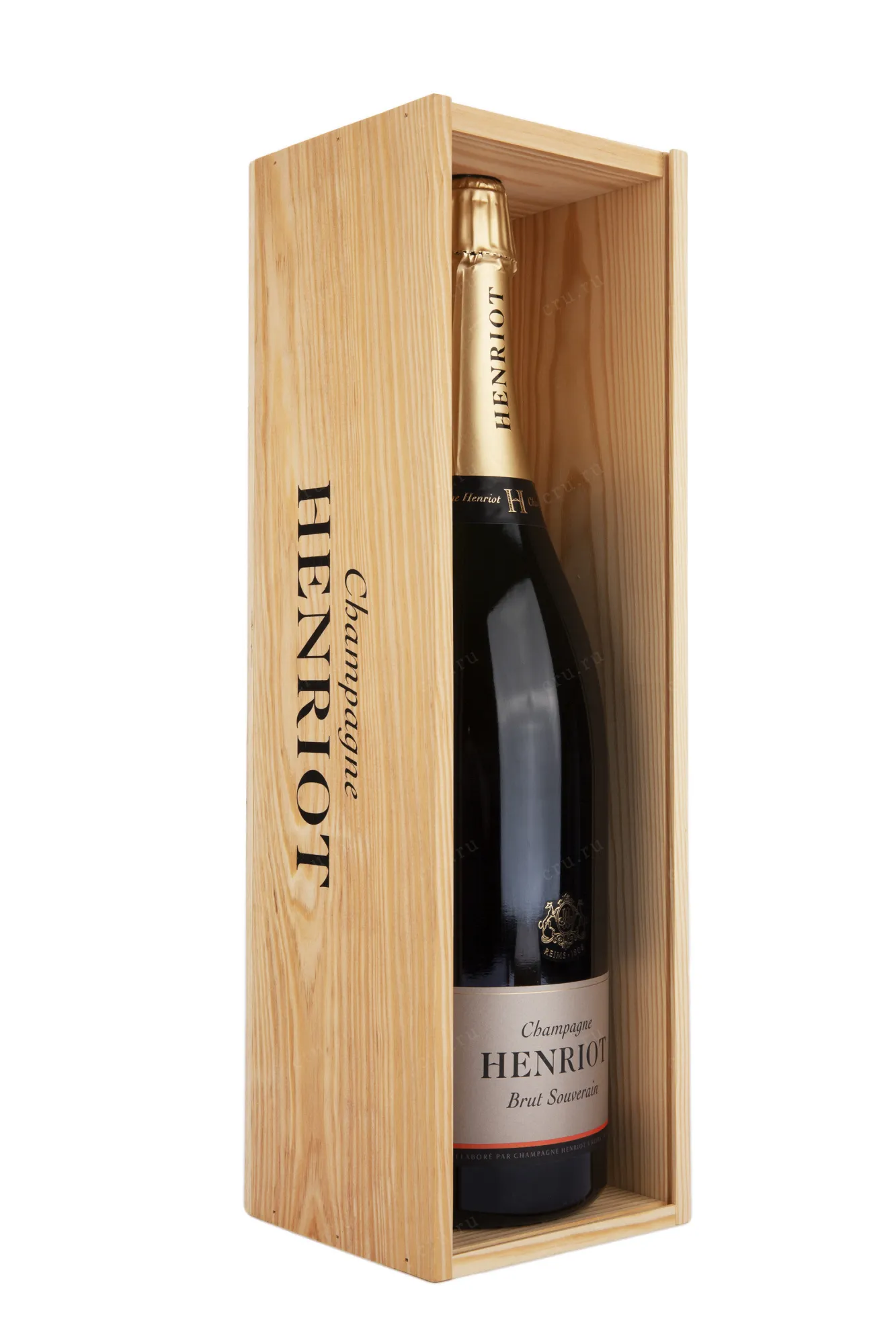 Фото — Шампанское Henriot Souverain gift box  3 л