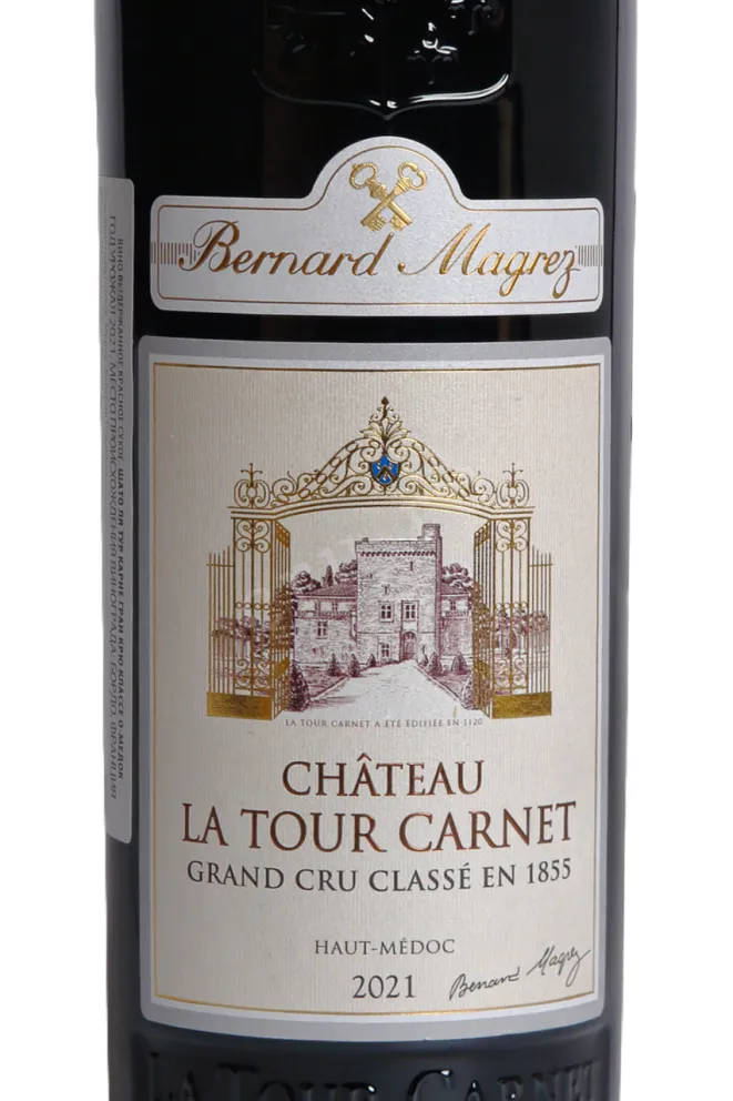 Вино Chateau La Tour Carnet Grand Cru Classe Haut Medoc 2021 0.75 л