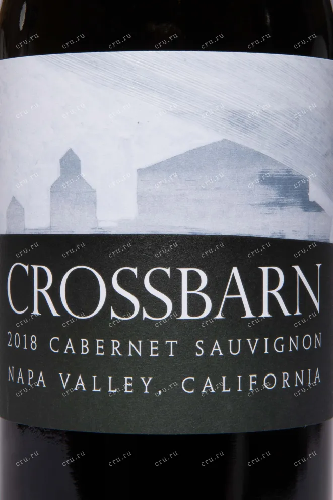 Этикетка CrossBarn Paul Hobbs Cabernet Sauvignon 2018 0.75 л