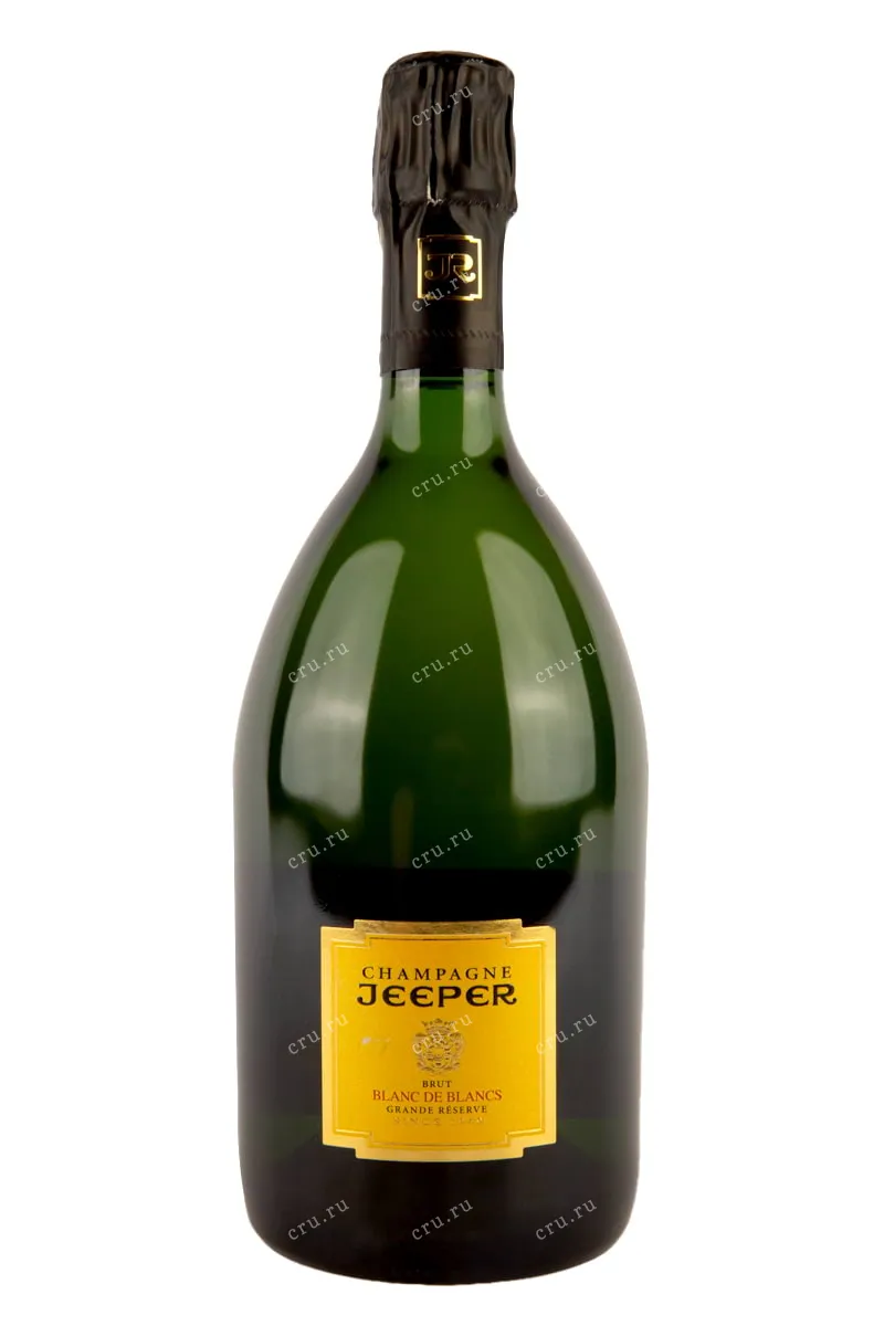 Фото — Шампанское Jeeper Grand Reserve Blanc de Blancs 2018 0.75 л