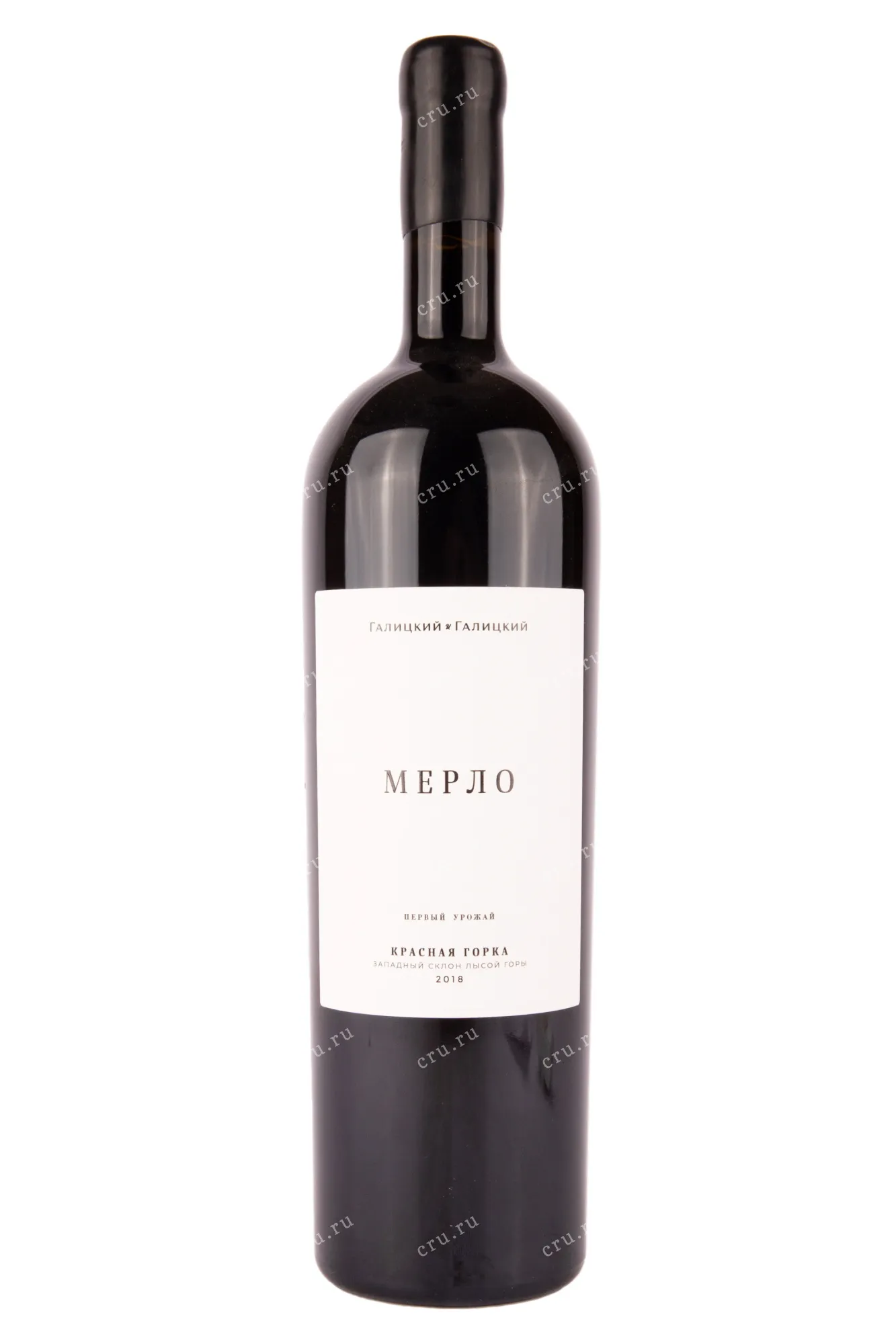 Фото — Вино Галицкий и Галицкий Мерло Красная Горка 2018 1.5 л