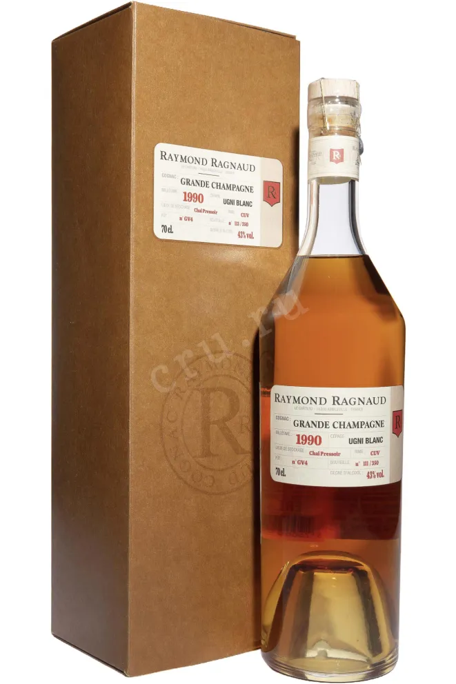 Коньяк Raymond Ragnaud Millesime Grande Champagne 1990 0.7 л